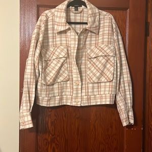 Forever 21 plaid flannel jacket